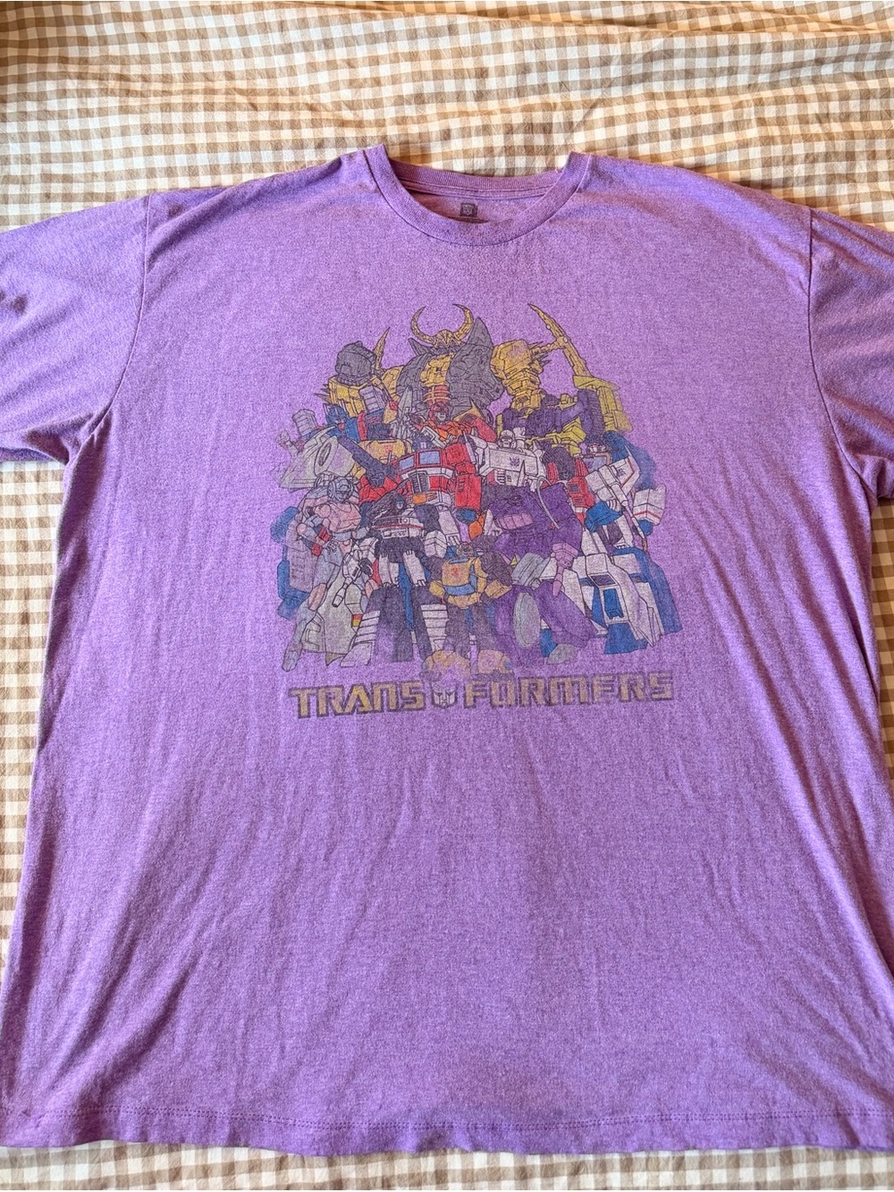 Marvel Purple Transformers Graphic Tee